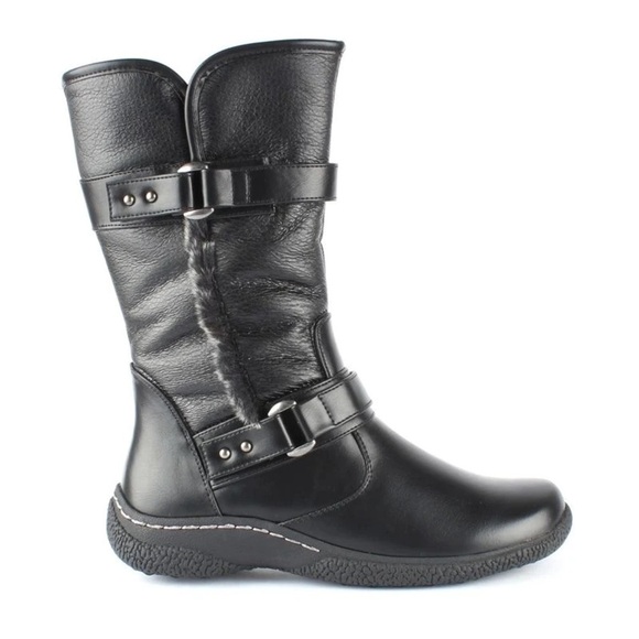 Women's Wanderlust Gabi 2 Black Mid-Calf‎ Winter Boot -20c Waterproof Sz 7 - Picture 1 of 16
